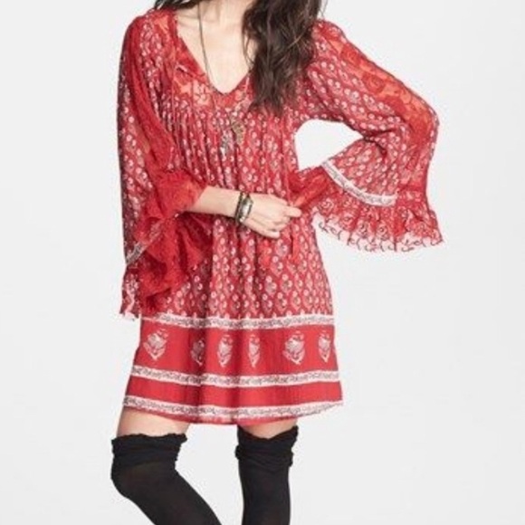 red tunic dresses